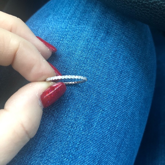 Diamond Eternity Band in Rose Gold - Picture 2 of 8